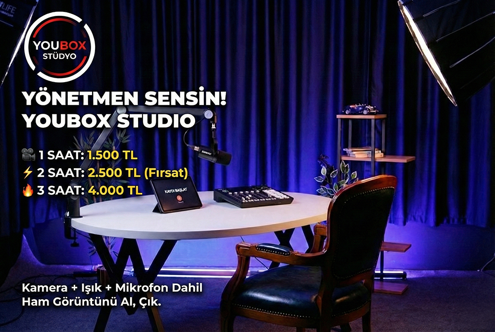Youbox Stüdyo Kiralama Fiyatları